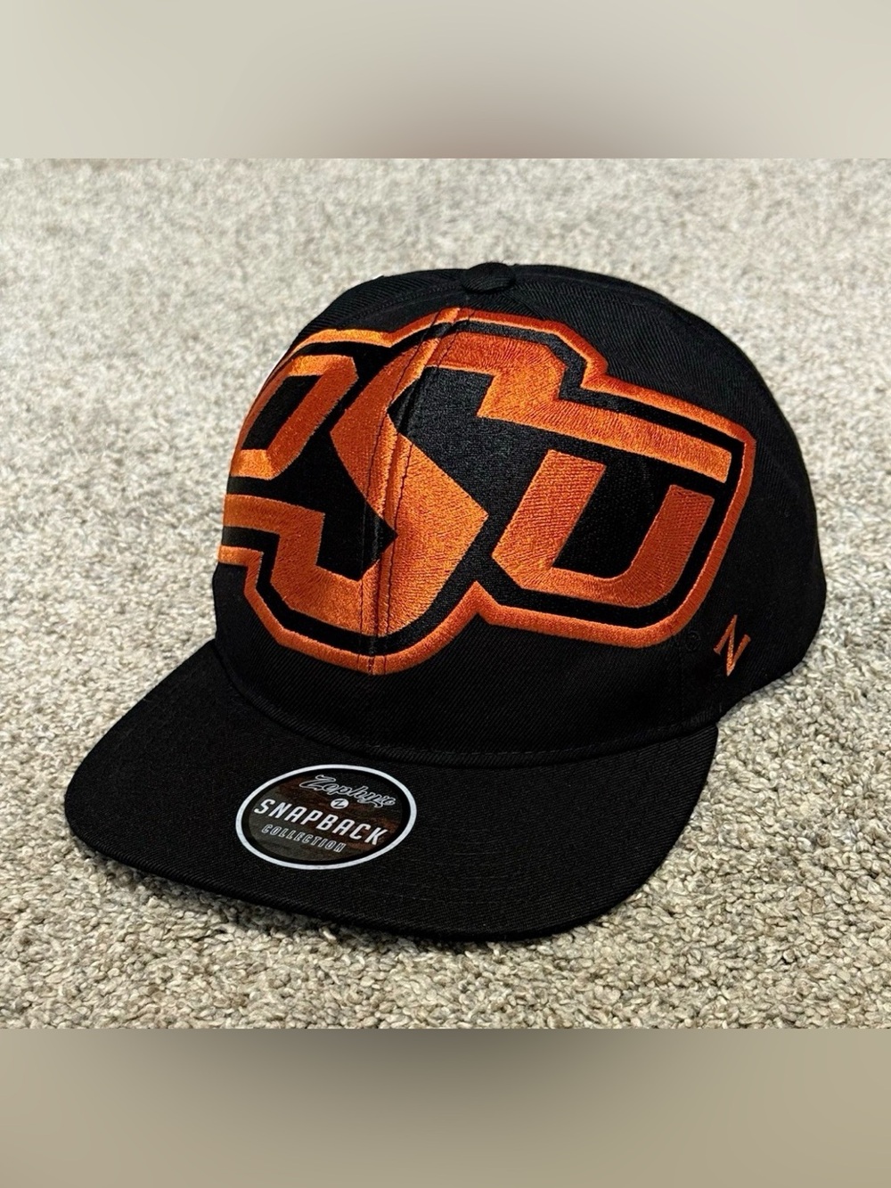 Zephyr OSU Oklahoma State Cowboys Adjustable Retro Over The Top snapback hat